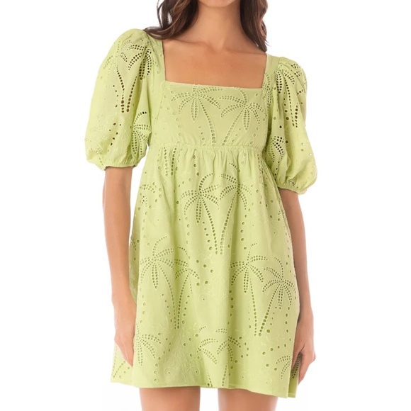 Maaji Palm Embroidery Eileen Short Dress Medium NWT - Picture 3 of 10